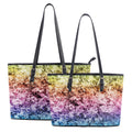 Rainbow Grunge Tote Bag - Offbeat Sweetie