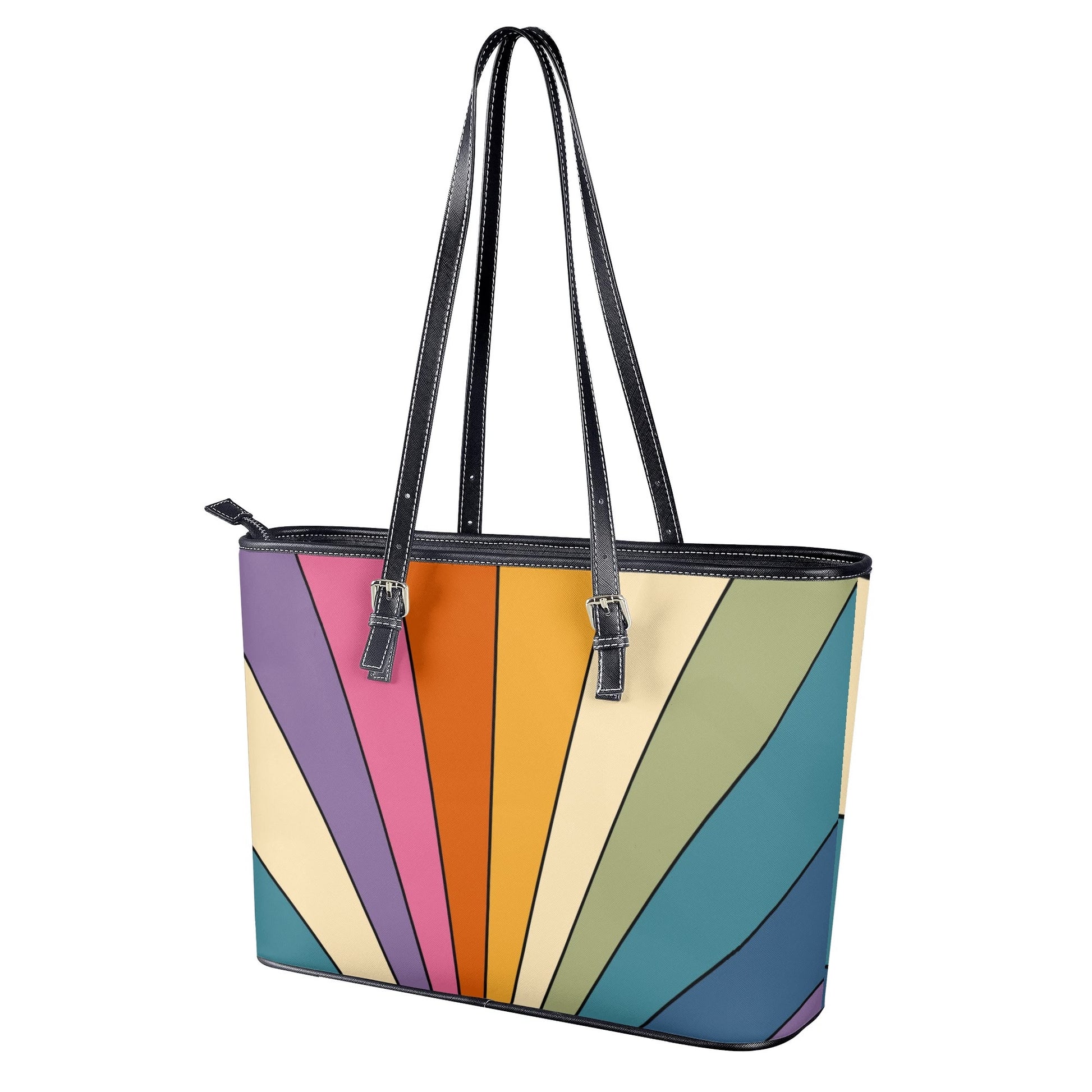 Retro Rainbow Tote Bag - Offbeat Sweetie