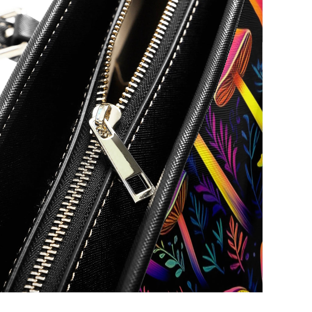 Neon Mushrooms Tote Bag - Offbeat Sweetie
