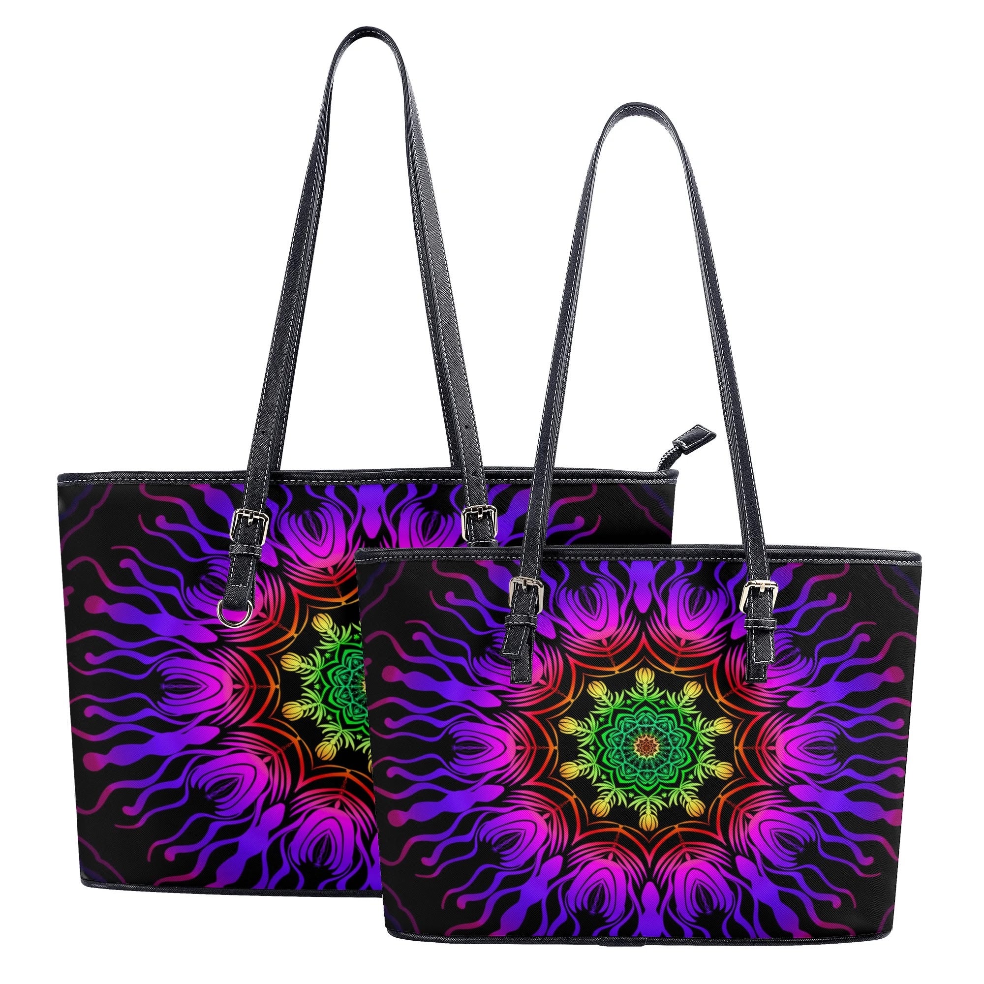 Purple Haze Mandala Tote Bag - Offbeat Sweetie