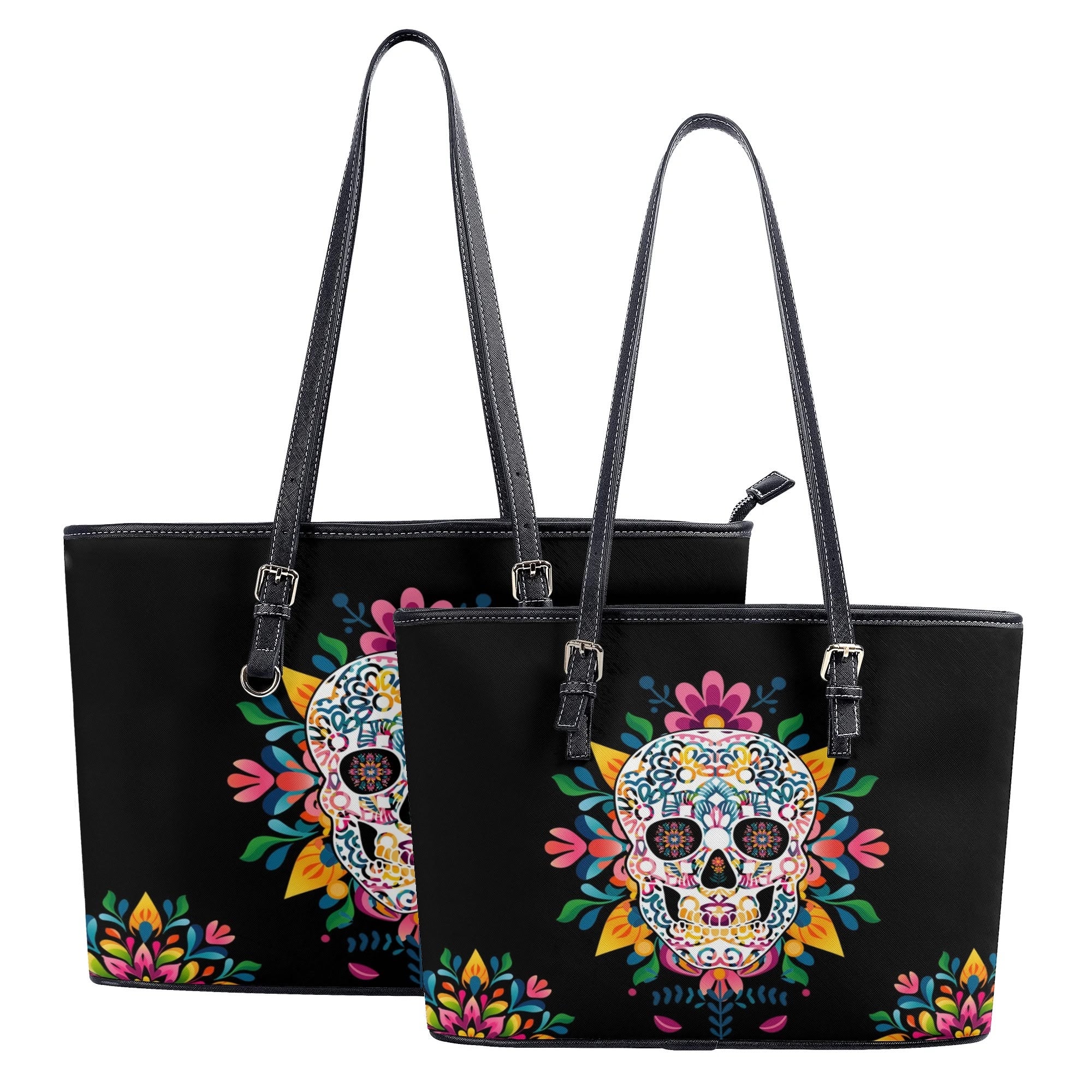 Sugar Skull Tote Bag - Offbeat Sweetie