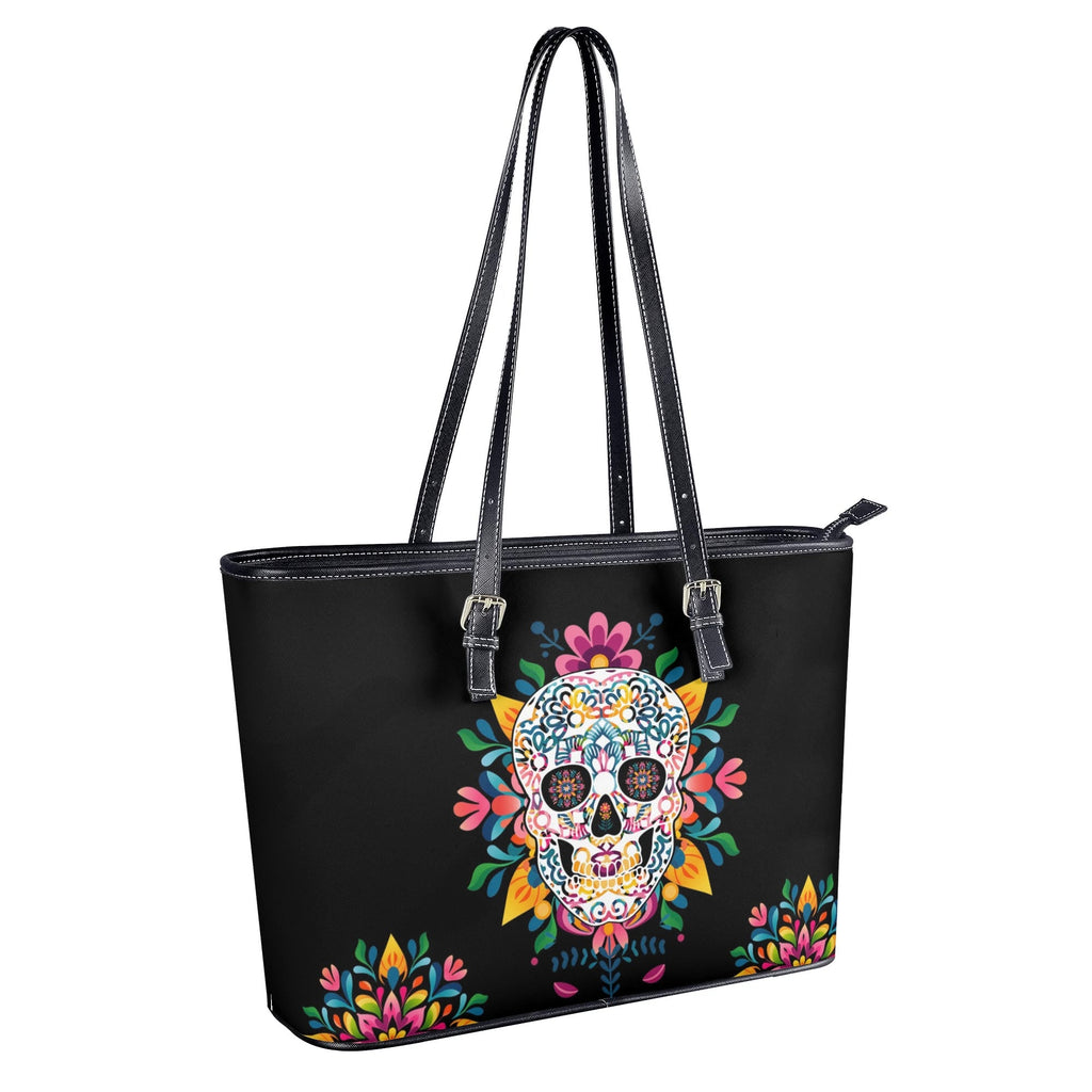 Sugar Skull Tote Bag - Offbeat Sweetie
