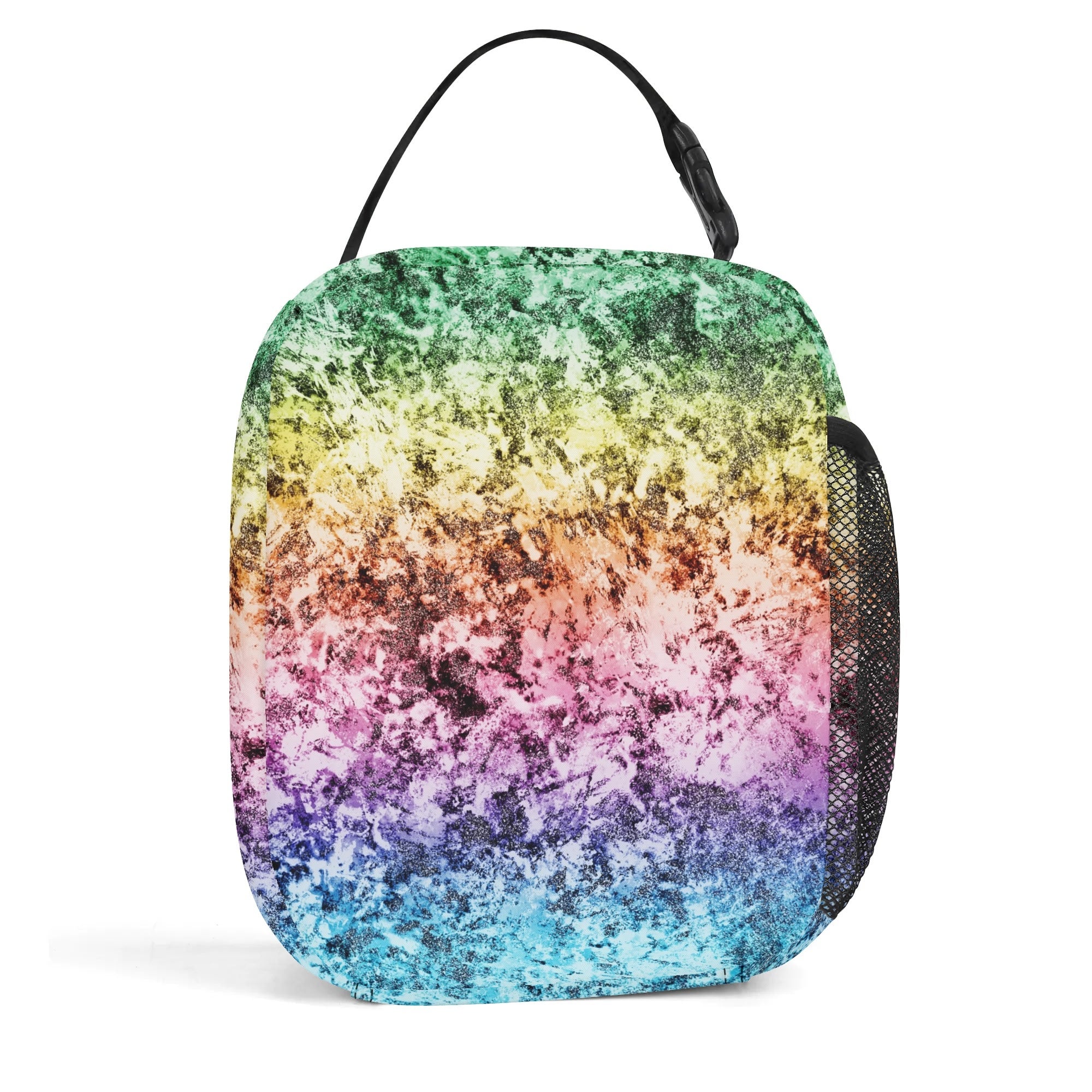 Rainbow Grunge Insulated Lunch Bag - Offbeat Sweetie