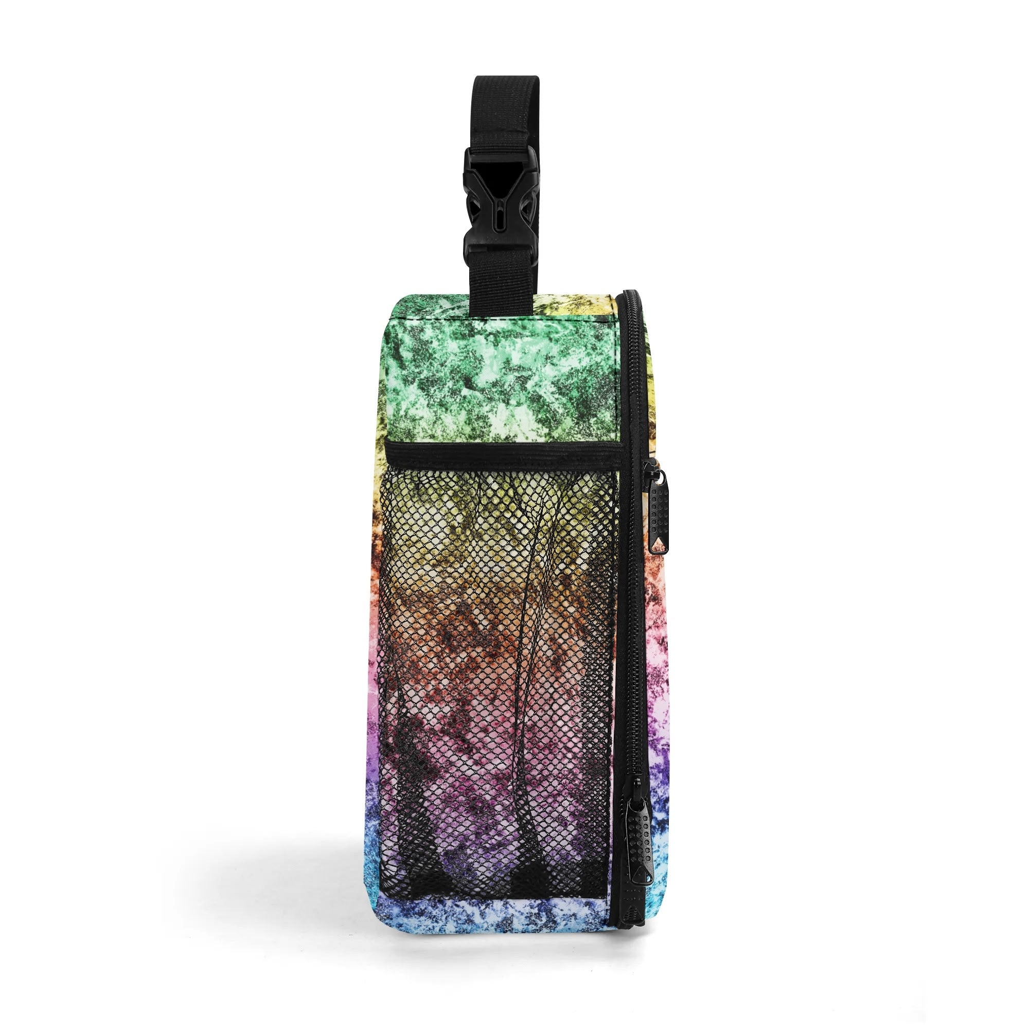 Rainbow Grunge Insulated Lunch Bag - Offbeat Sweetie