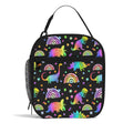 Rainbow Dinos Insulated Lunch Bag - Offbeat Sweetie