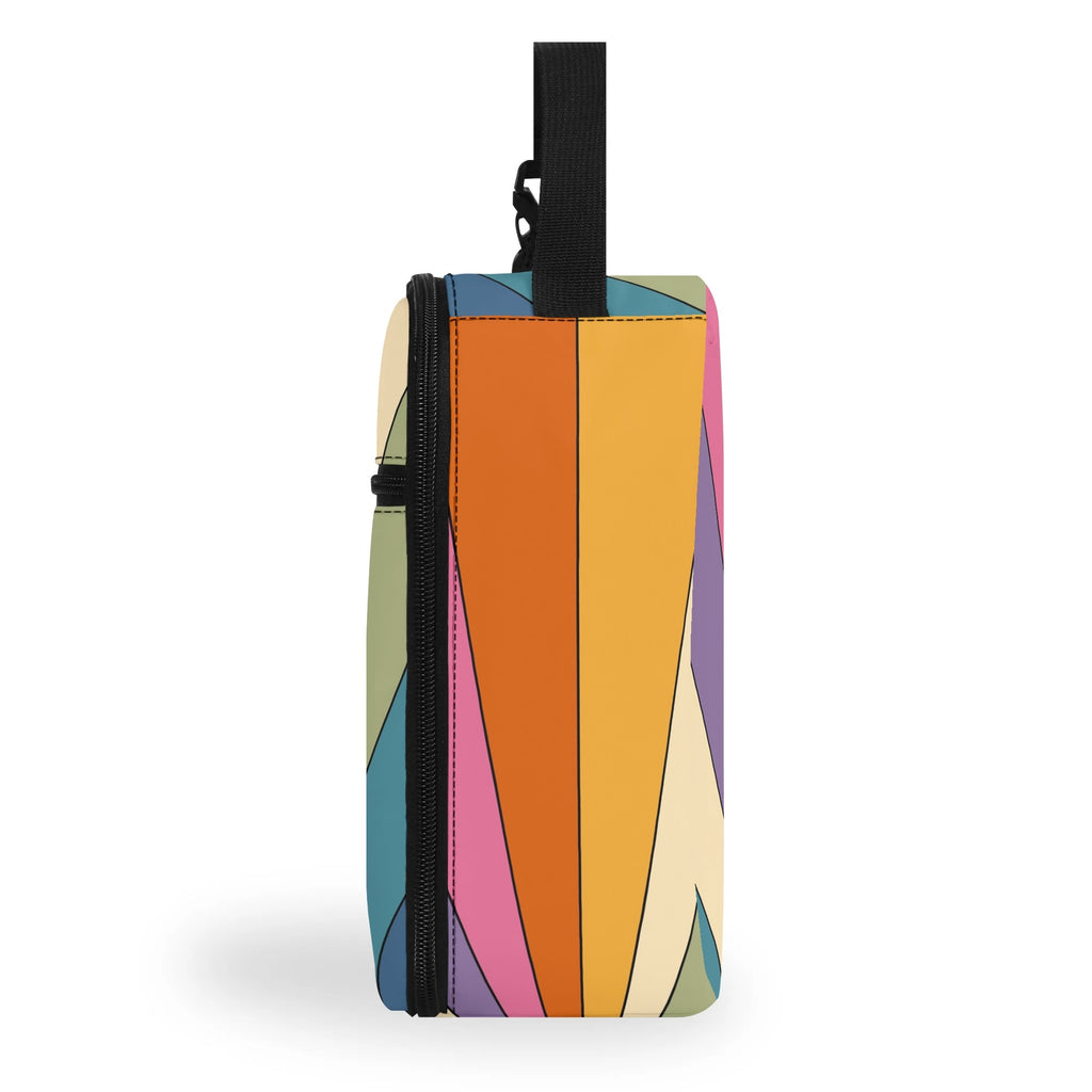 Retro Rainbow Insulated Lunch Bag - Offbeat Sweetie
