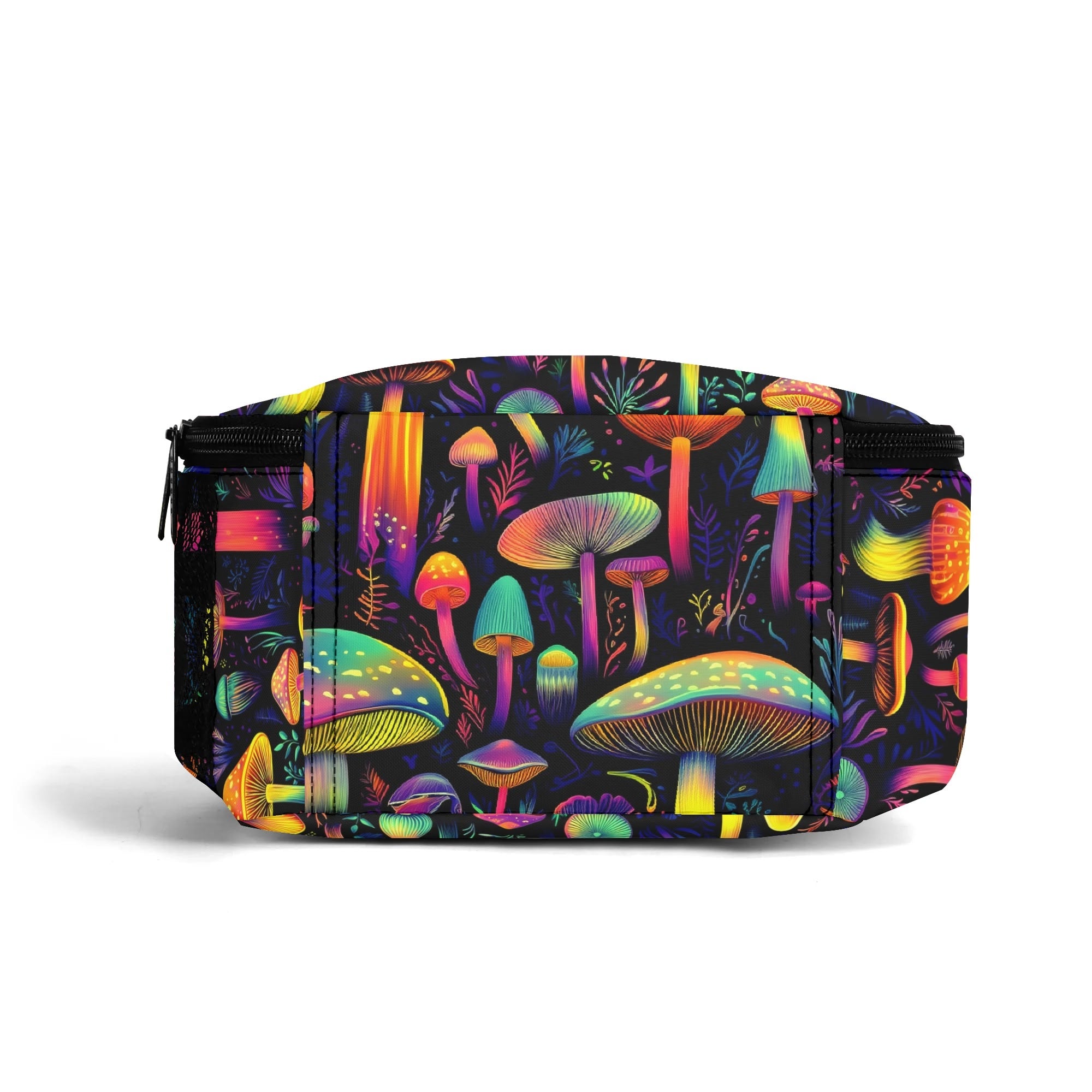 Neon Mushrooms Insulated Lunch Bag - Offbeat Sweetie