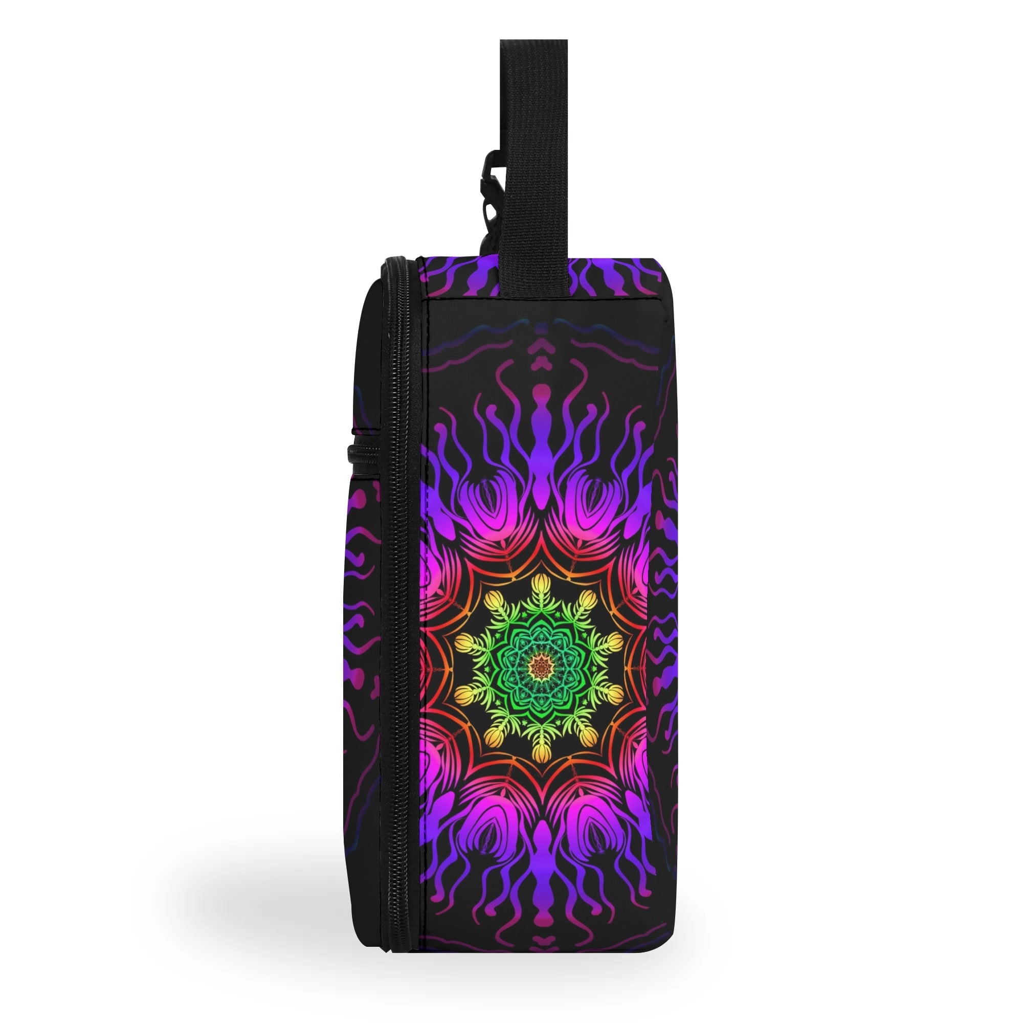 Purple Haze Mandala Insulated Lunch Bag - Offbeat Sweetie