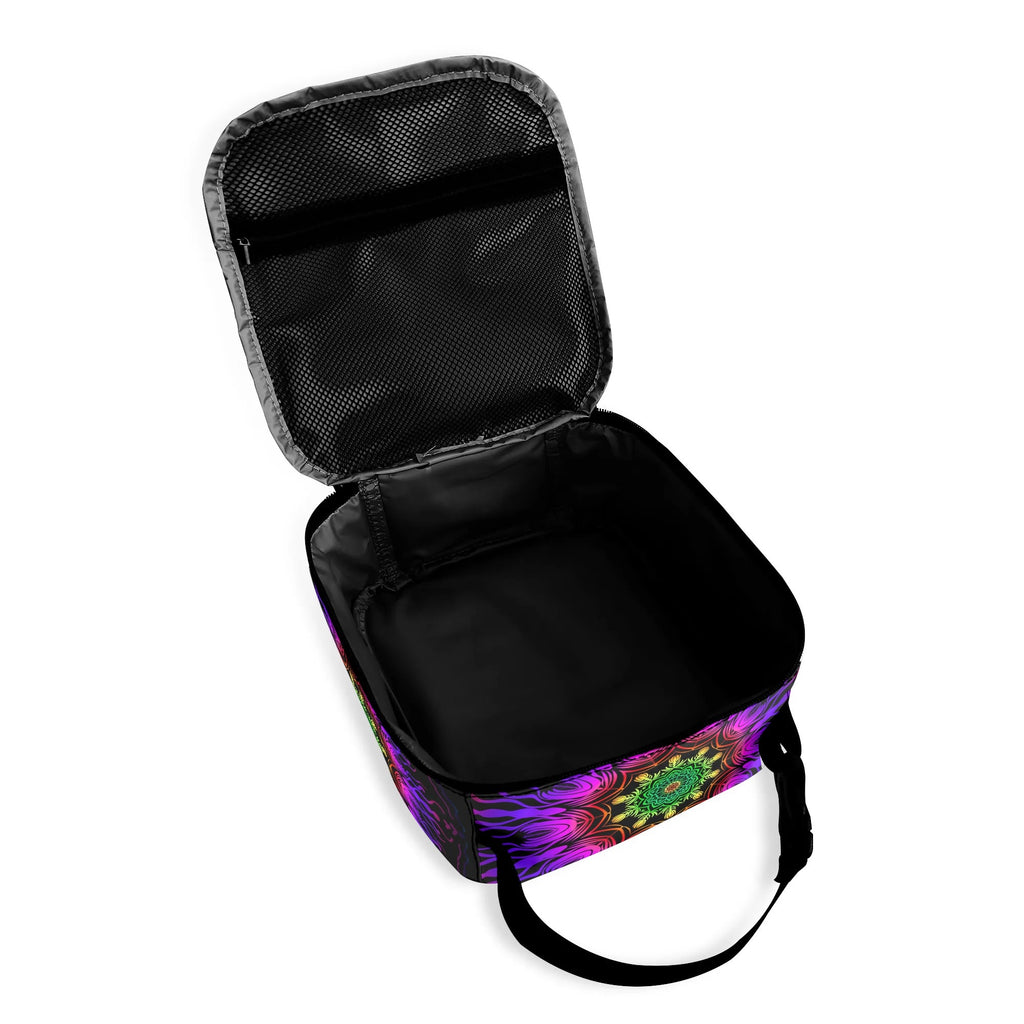Purple Haze Mandala Insulated Lunch Bag - Offbeat Sweetie