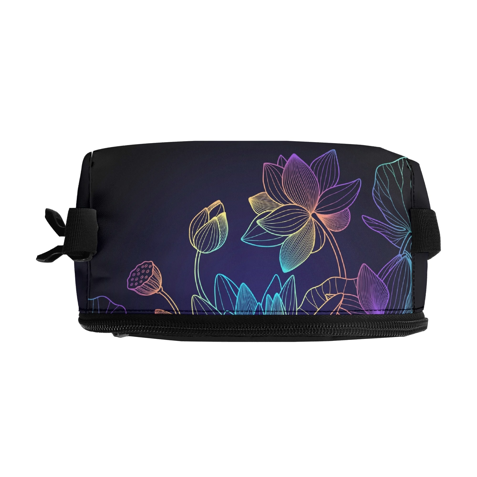Rainbow Lotus Flowers Insulated Lunch Bag - Offbeat Sweetie