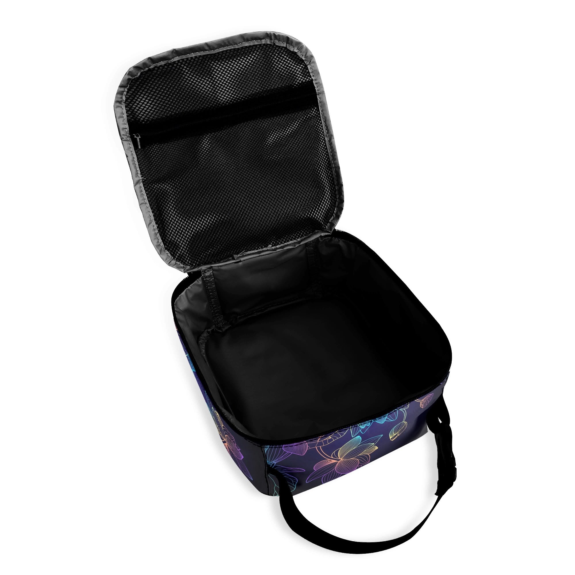 Rainbow Lotus Flowers Insulated Lunch Bag - Offbeat Sweetie