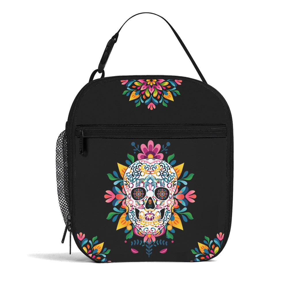 Sugar Skull Insulated Lunch Bag - Offbeat Sweetie