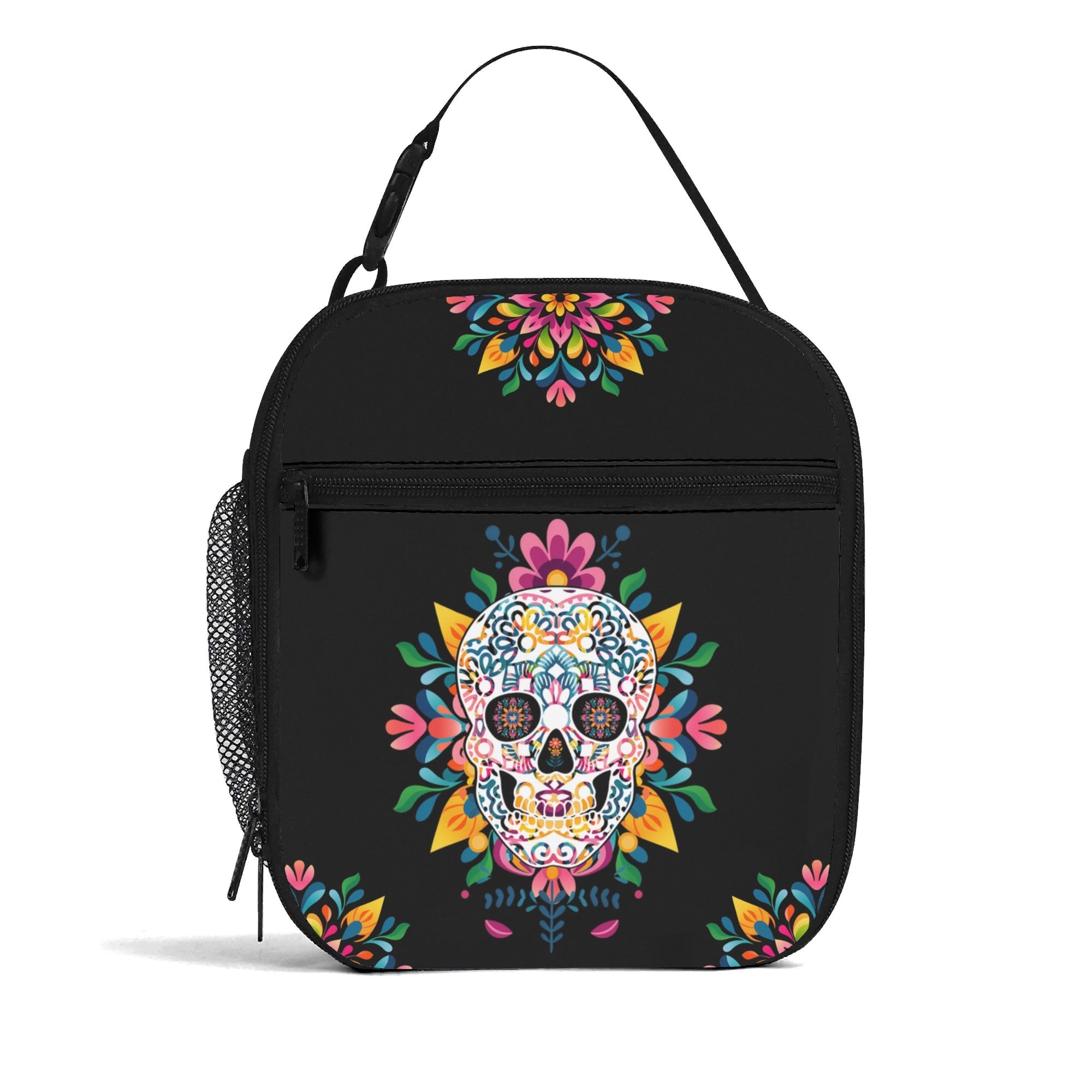 Sugar Skull Insulated Lunch Bag - Offbeat Sweetie