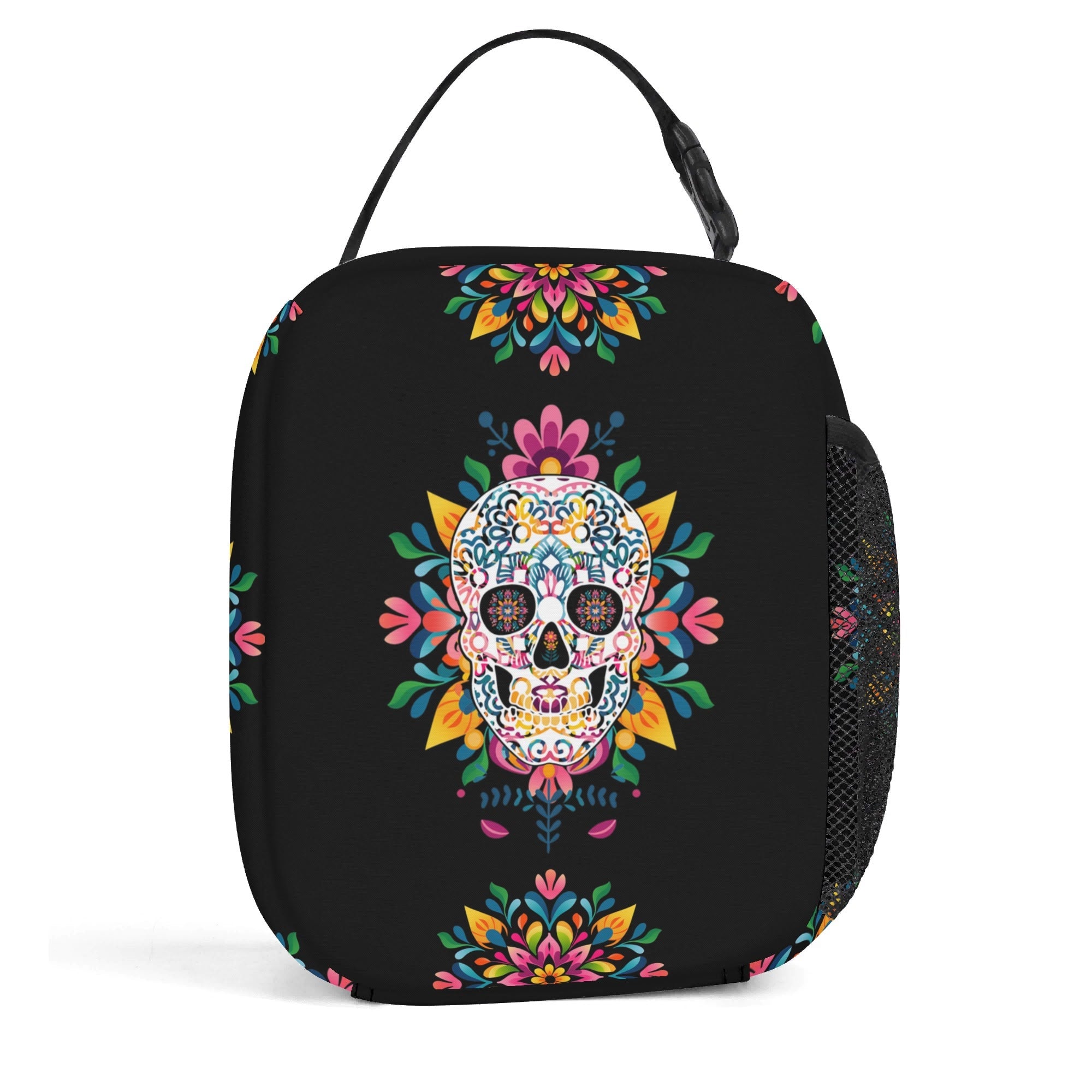 Sugar Skull Insulated Lunch Bag - Offbeat Sweetie