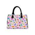 Pink Baby Dinos Boston Handbag - Offbeat Sweetie