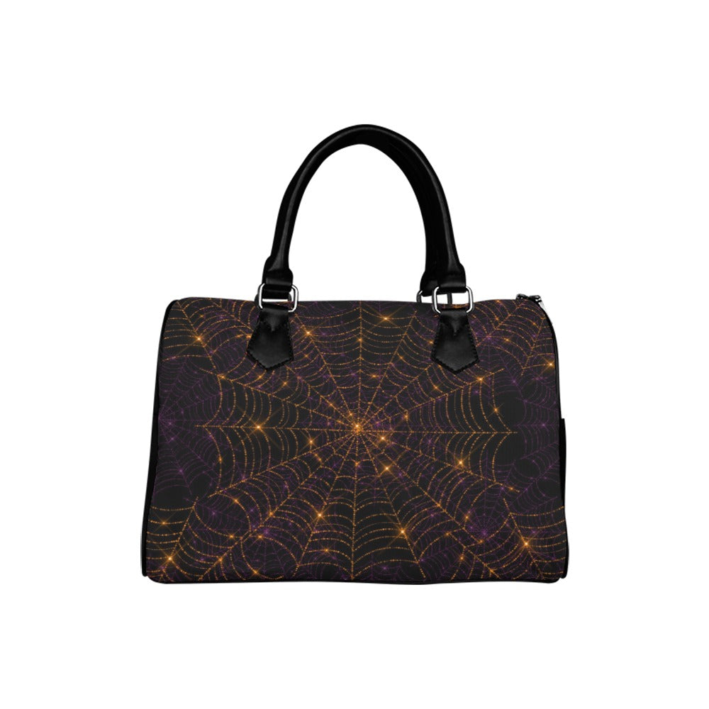 Spiderweb Boston Handbag - Offbeat Sweetie