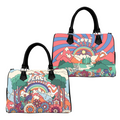 Peace and Love Boston Handbag - Offbeat Sweetie