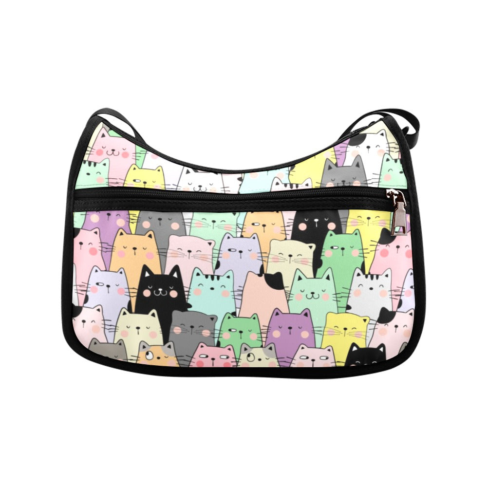 You've Got To Be Kitten Me Crossbody Bag - Offbeat Sweetie