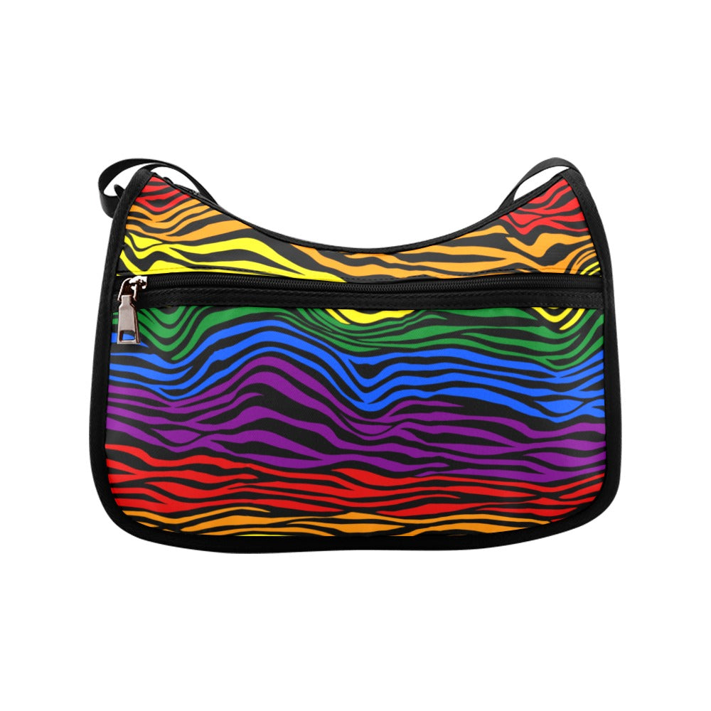 Rainbow Zebra Crossbody Bag - Offbeat Sweetie