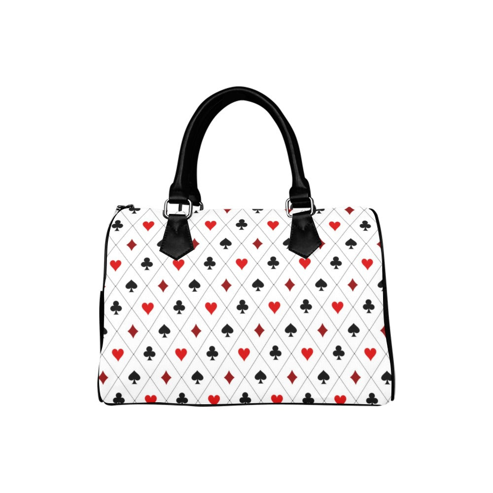Poker Boston Handbag - Offbeat Sweetie
