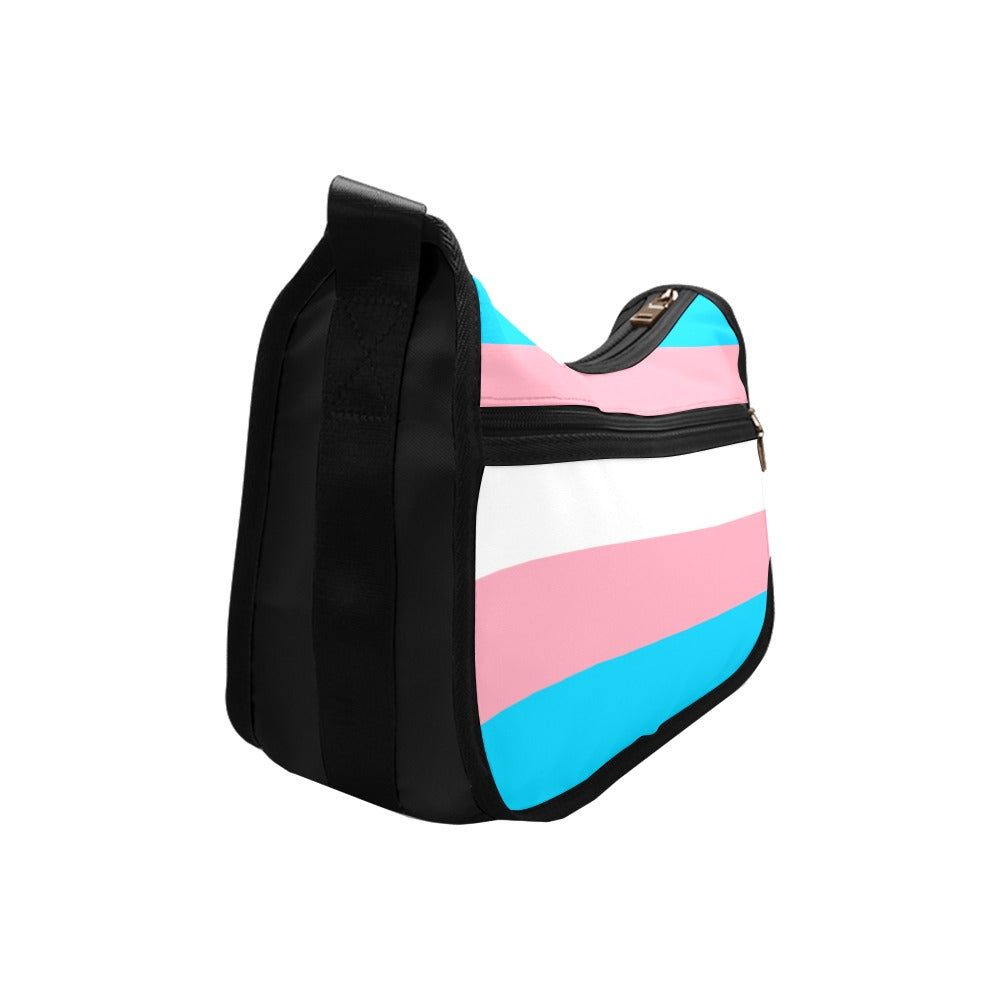 Trans Flag Crossbody Bag - Offbeat Sweetie