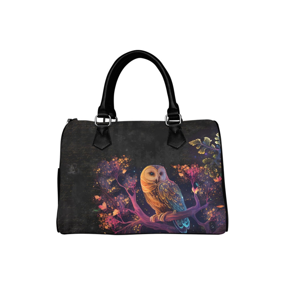 Owls Boston Handbag - Offbeat Sweetie