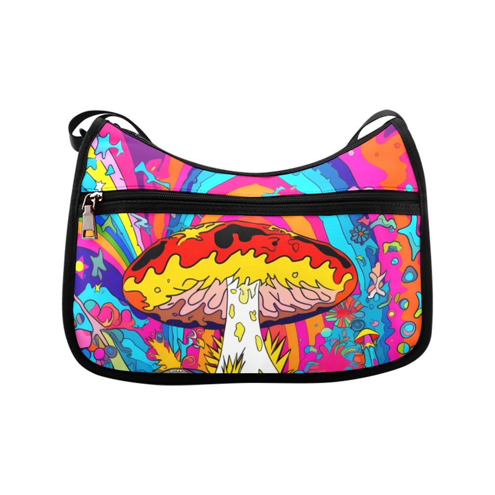 Psychedelic Mushies Crossbody Bag - Offbeat Sweetie