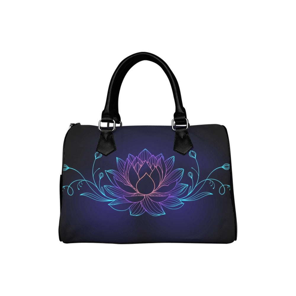 Lotus Boston Handbag - Offbeat Sweetie