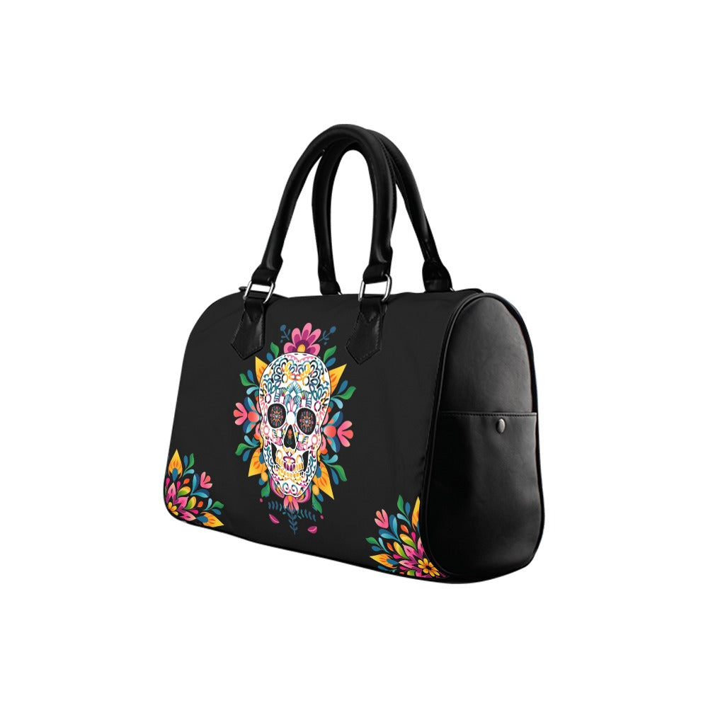 Sugar Skull Boston Handbag - Offbeat Sweetie