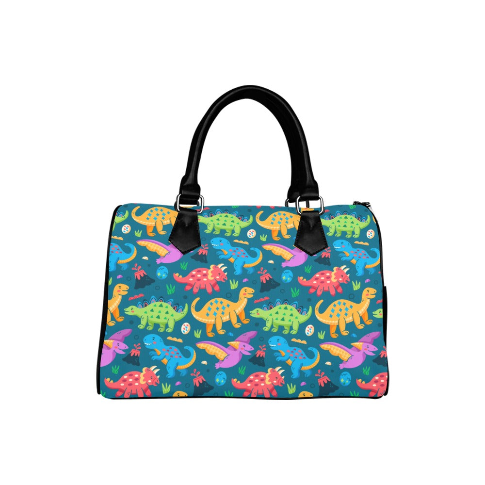 Dinosaur Friends Boston Handbag - Offbeat Sweetie