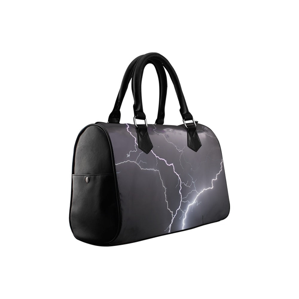 Lightning Crashes Boston Handbag - Offbeat Sweetie
