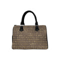 Hieroglyphics Boston Handbag - Offbeat Sweetie