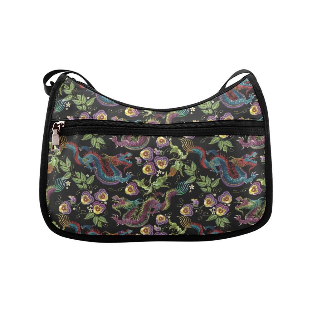 Dragon Noir Crossbody Bags