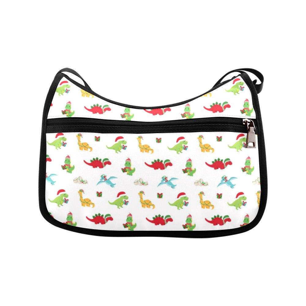 Dino Christmas Crossbody Bag - Offbeat Sweetie