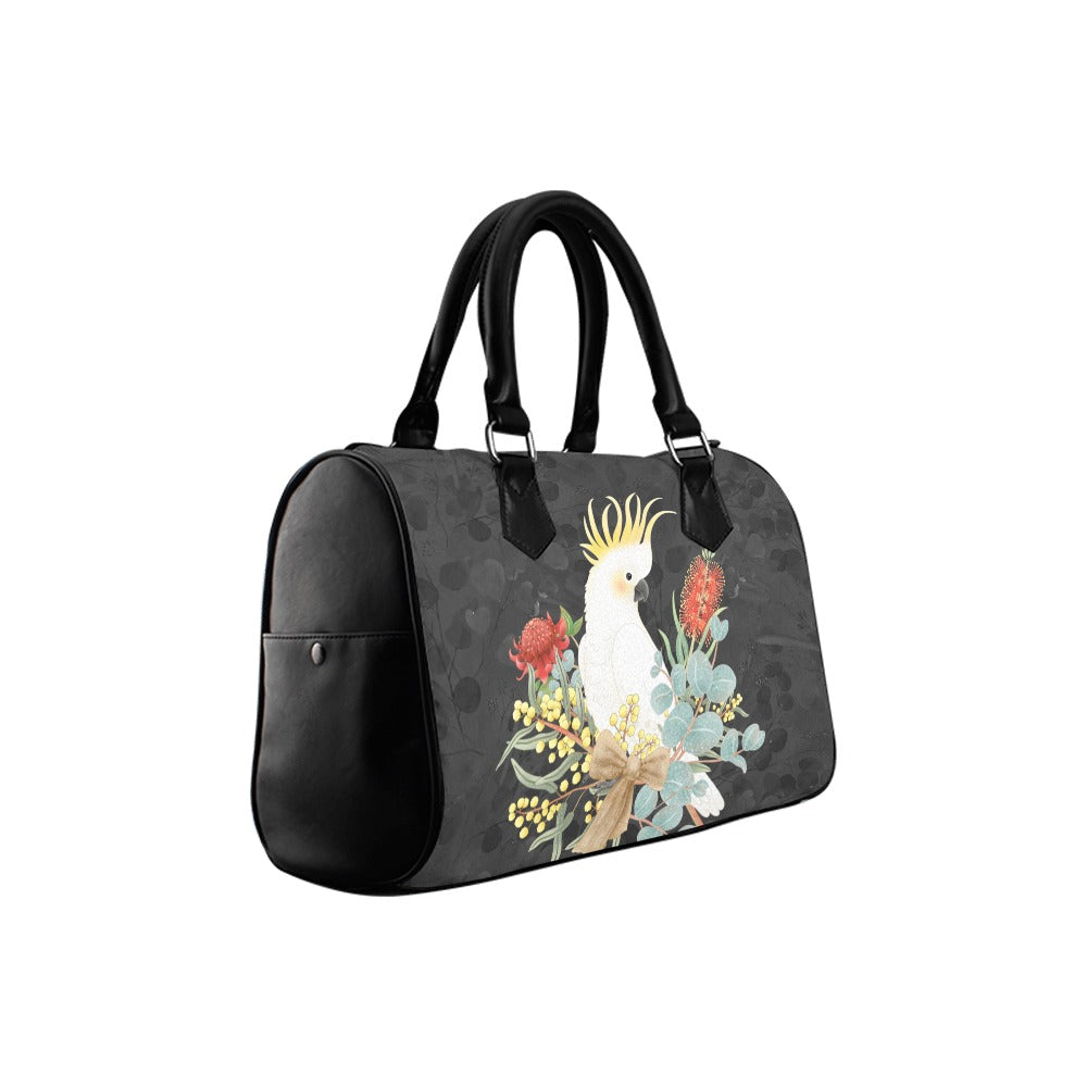 Cockatoo Boston Handbag - Offbeat Sweetie