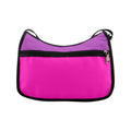 Purple And Pink Mismatch Crossbody Bag - Offbeat Sweetie