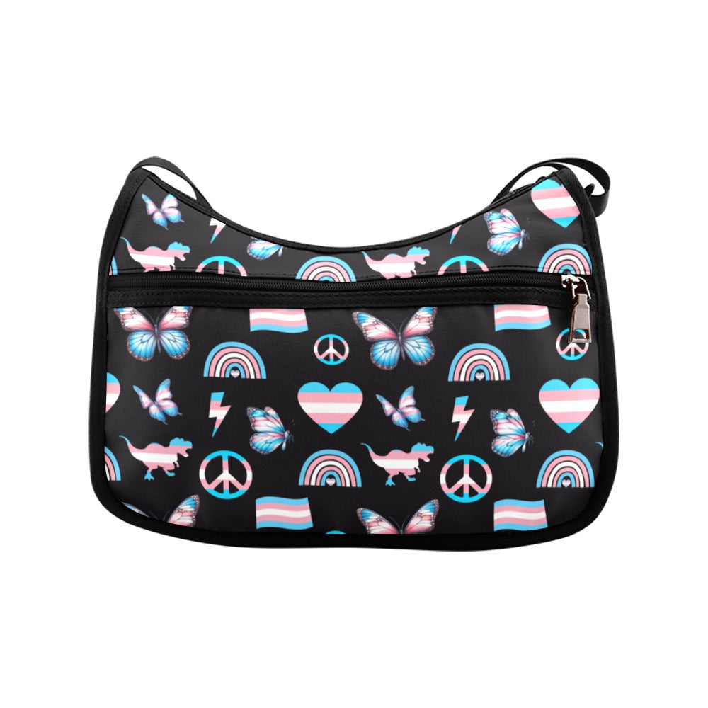Trans Love Crossbody Bag - Offbeat Sweetie