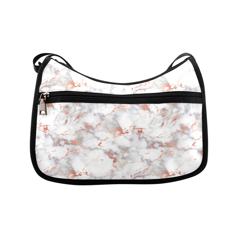 Marble Blush Crossbody Bag - Offbeat Sweetie