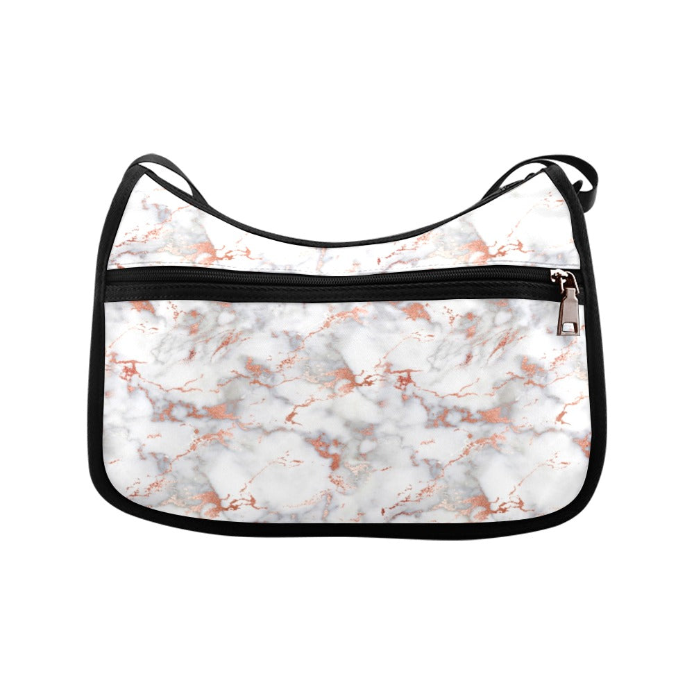 Marble Blush Crossbody Bag - Offbeat Sweetie
