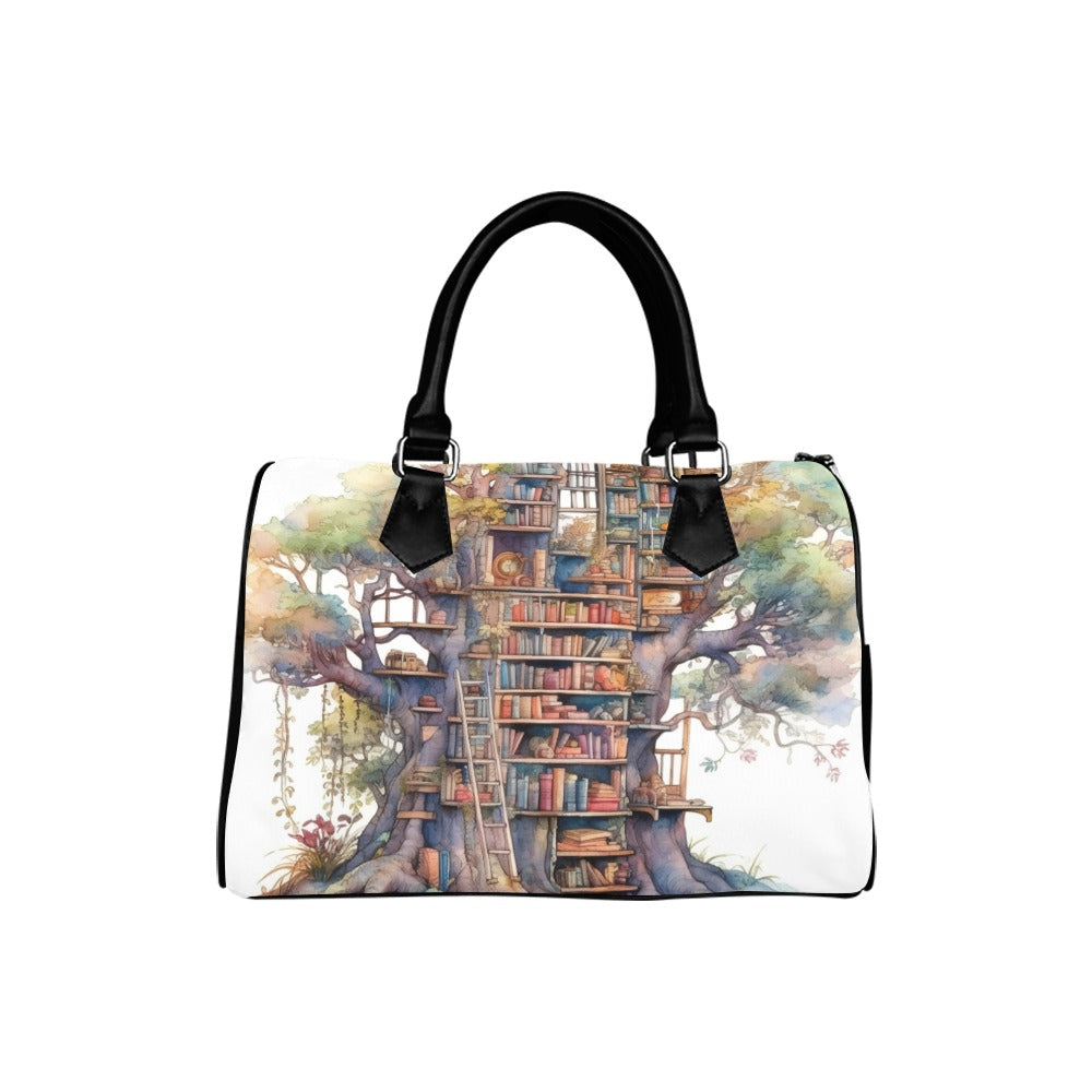 Tree Library Boston Handbag - Offbeat Sweetie