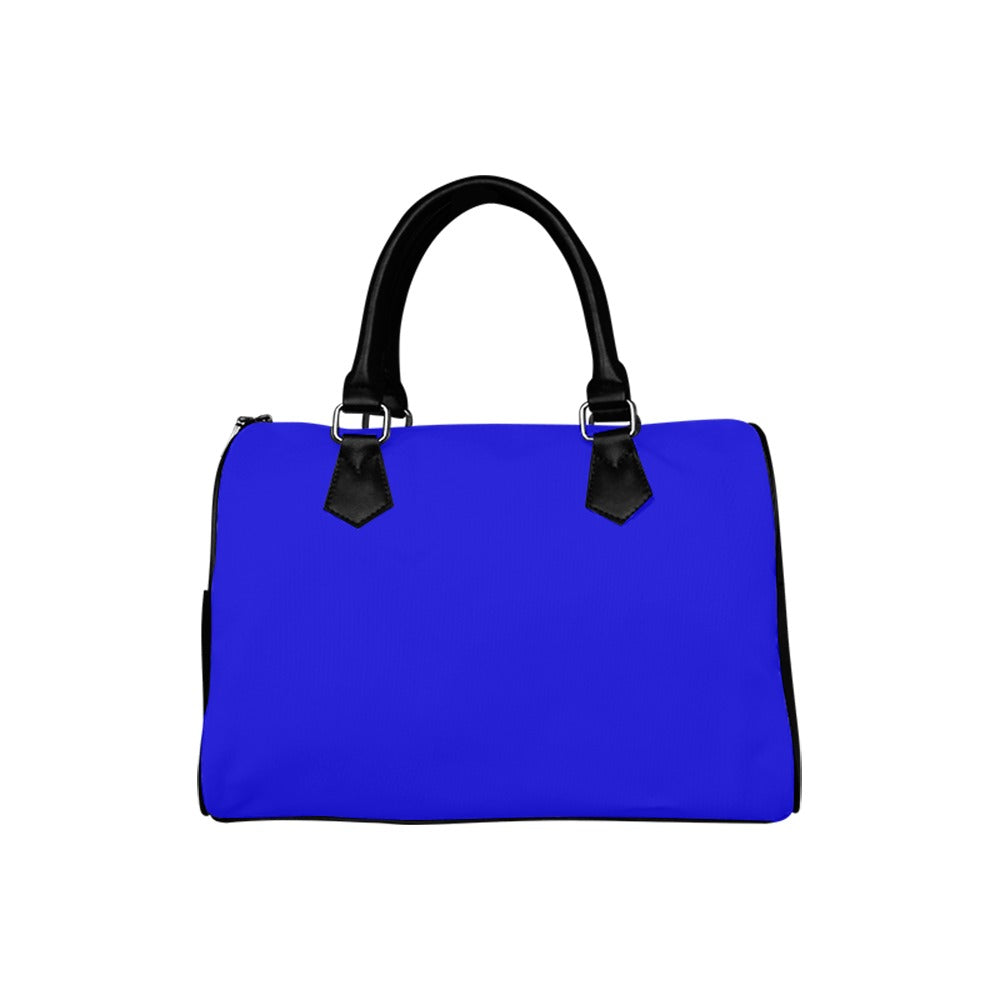 Vivid Blue Boston Handbag - Offbeat Sweetie
