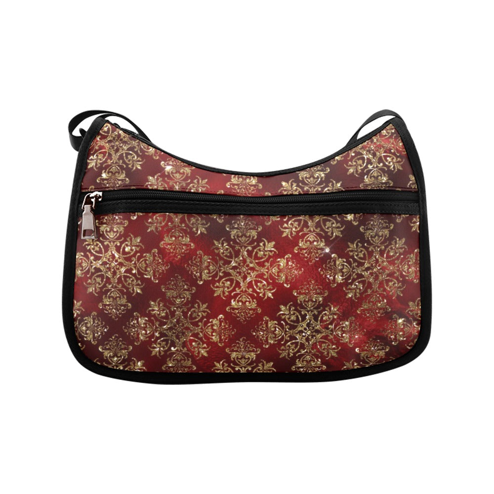 Christmas Wrapping Paper Crossbody Bag - Offbeat Sweetie