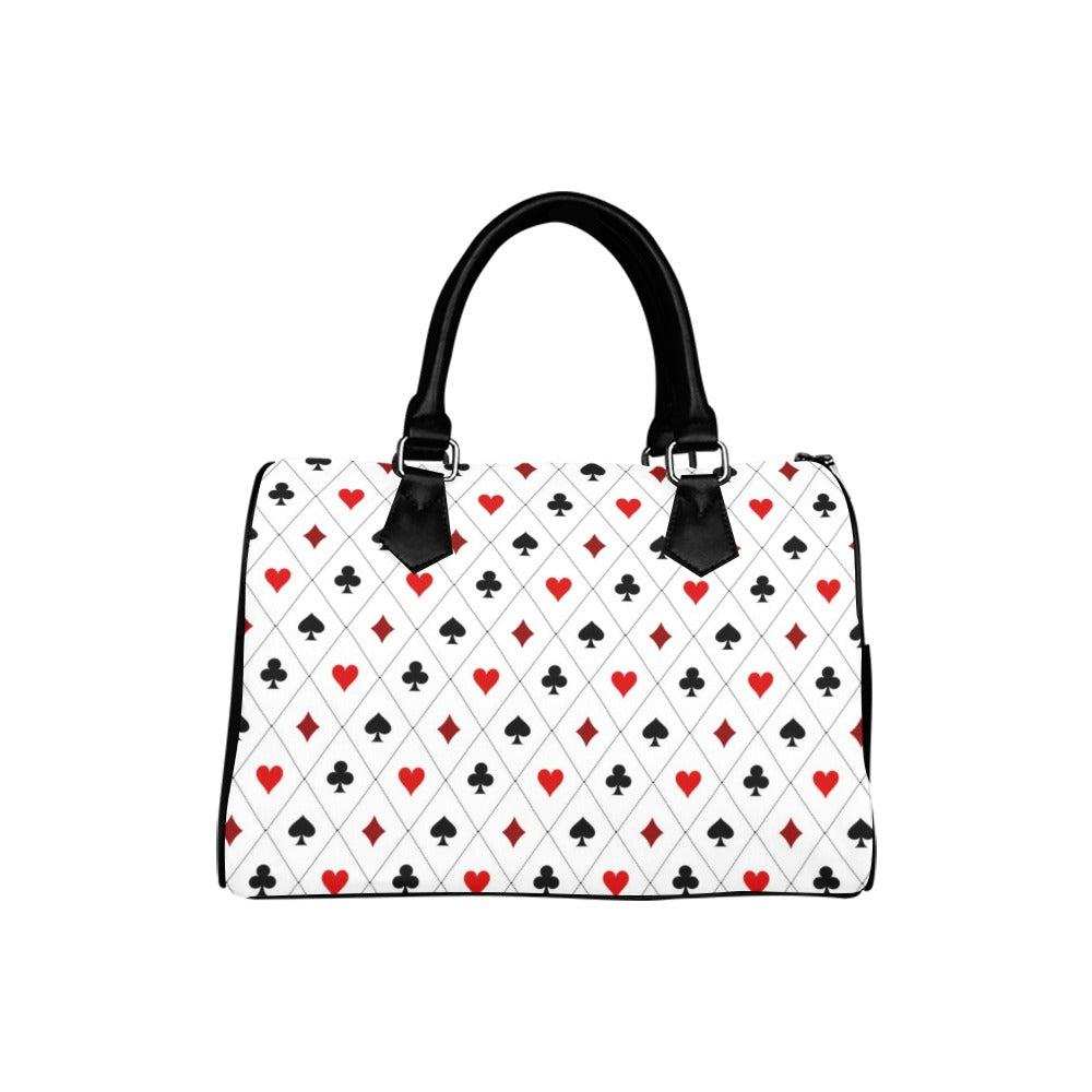 Poker Boston Handbag - Offbeat Sweetie