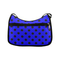 Vivid Blue Polka Dot Crossbody Bag