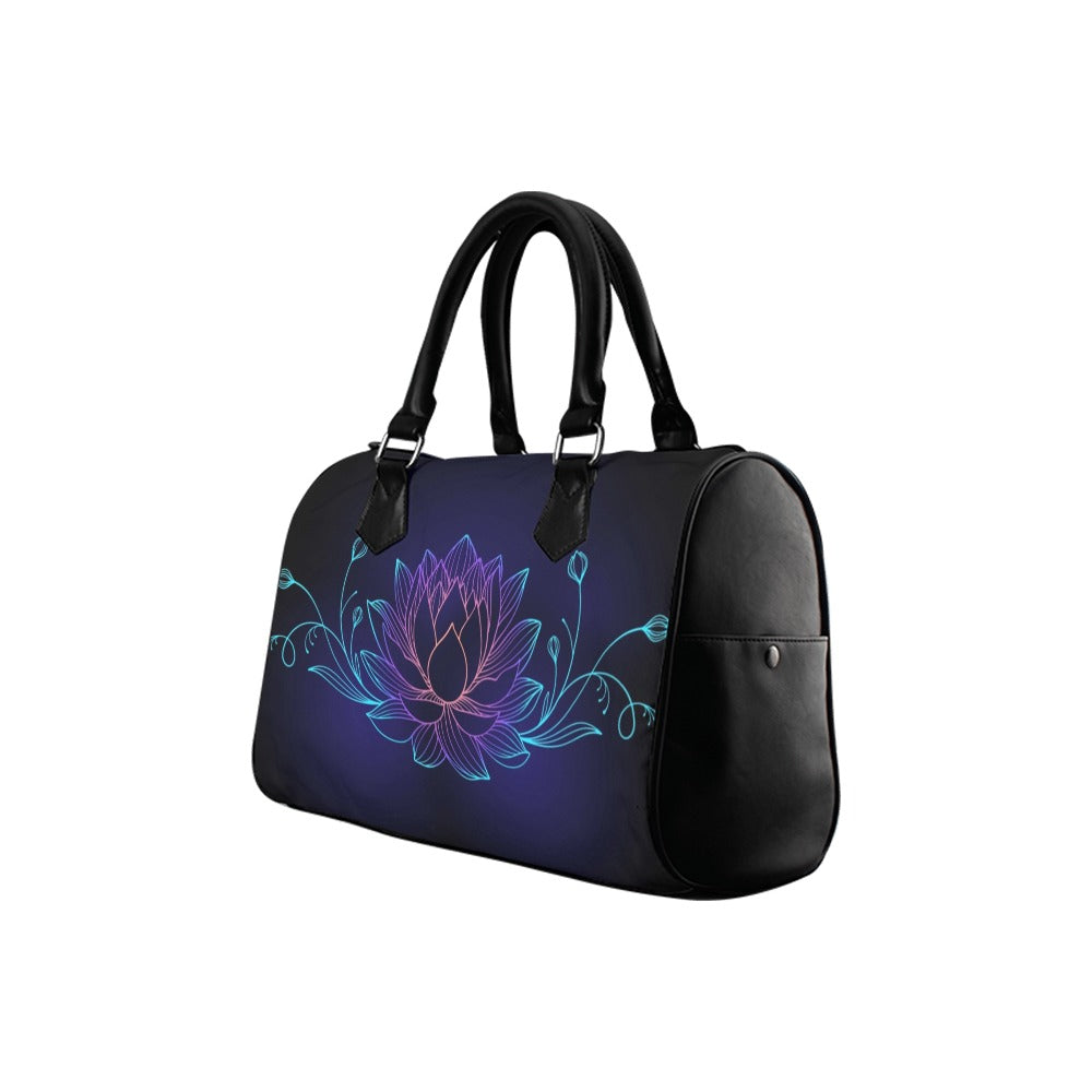 Lotus Boston Handbag - Offbeat Sweetie