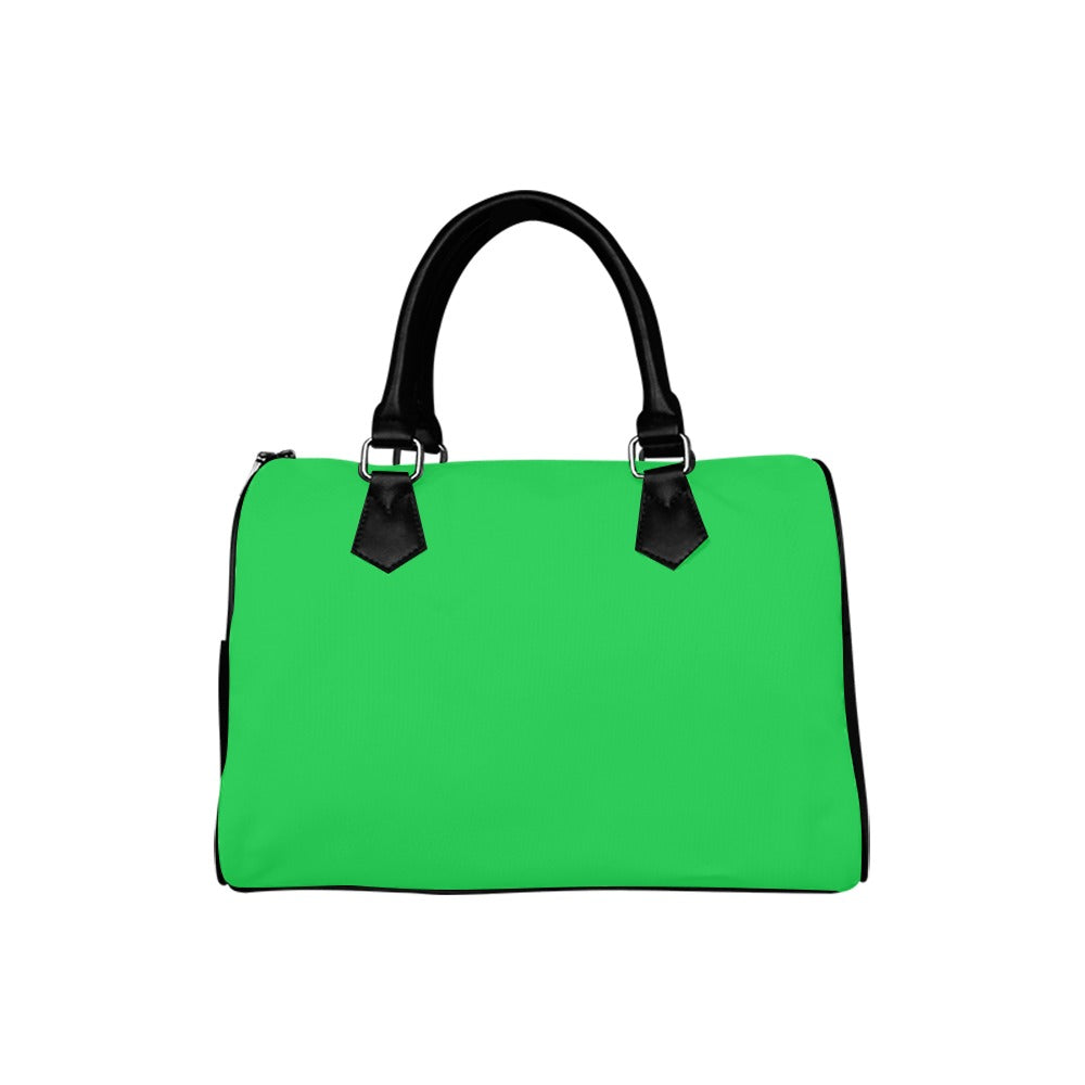 Lucky Green Boston Handbag - Offbeat Sweetie