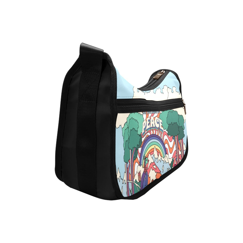 All You Need Is Peace Crossbody Bag - Offbeat Sweetie