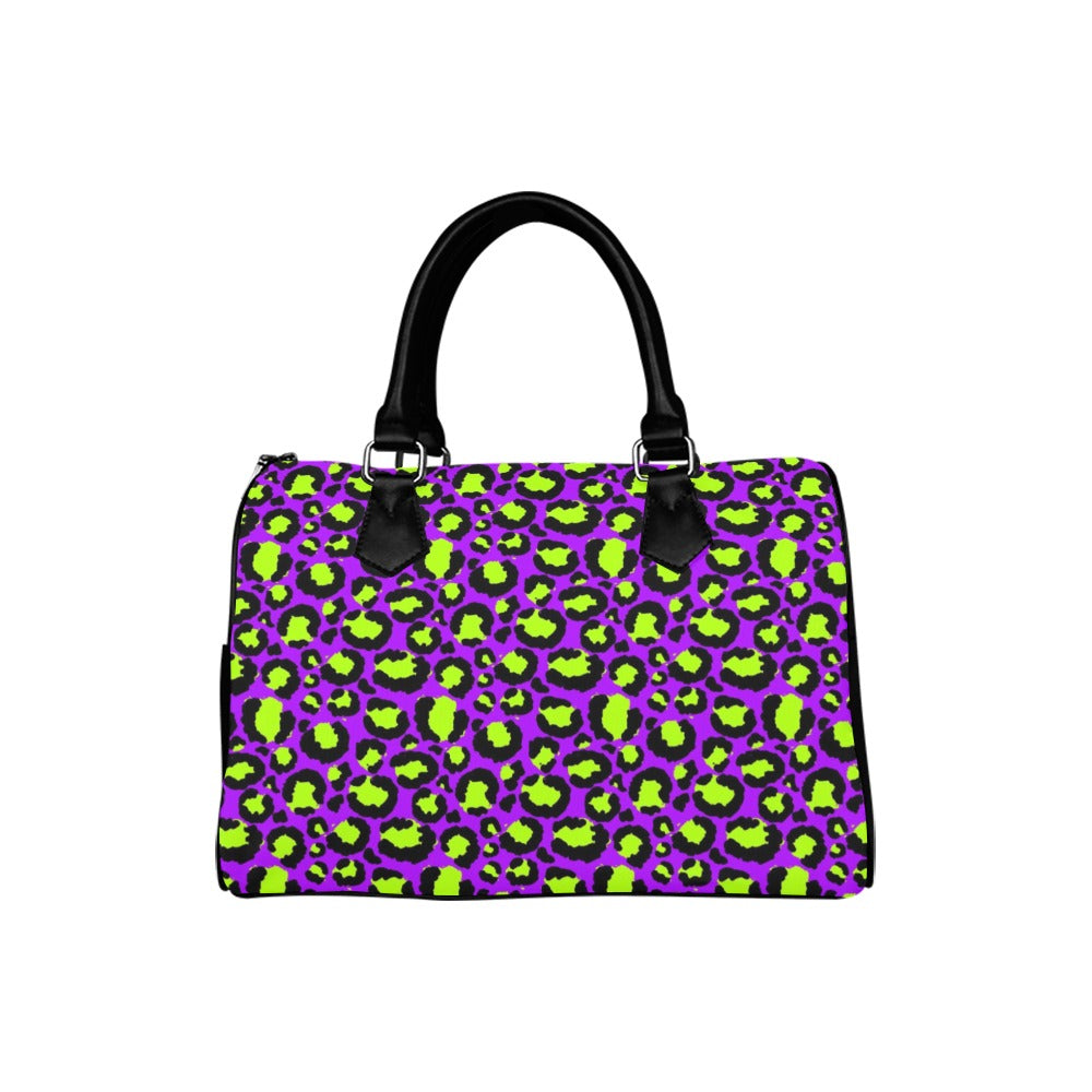 Zombie Leopard Boston Handbag