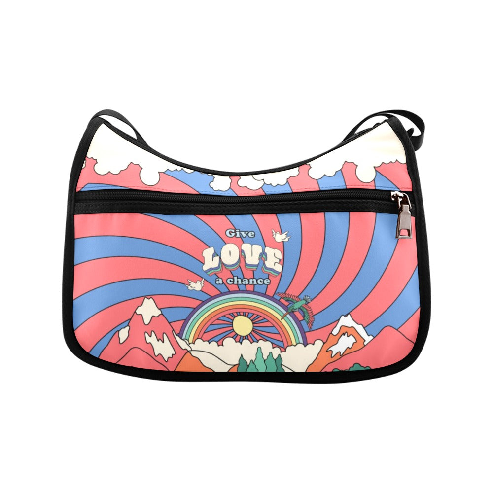 Give Love A Chance Crossbody Bag - Offbeat Sweetie