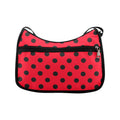 Red And Black Polka Dot Crossbody Bag